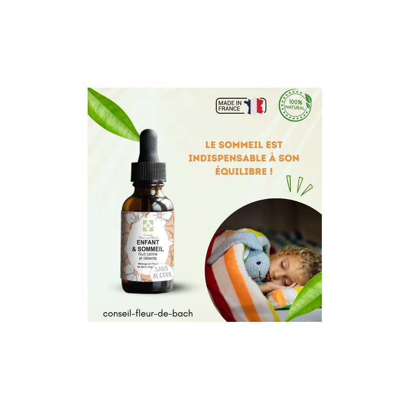 Fleurs de Bach Enfants et Sommeil SANS ALCOOL - Comment avoir un sommeil paisible