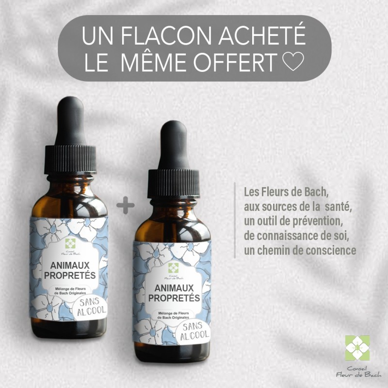 Fleurs de Bach Animaux et Propreté un moyen naturel pour le rendre Propre