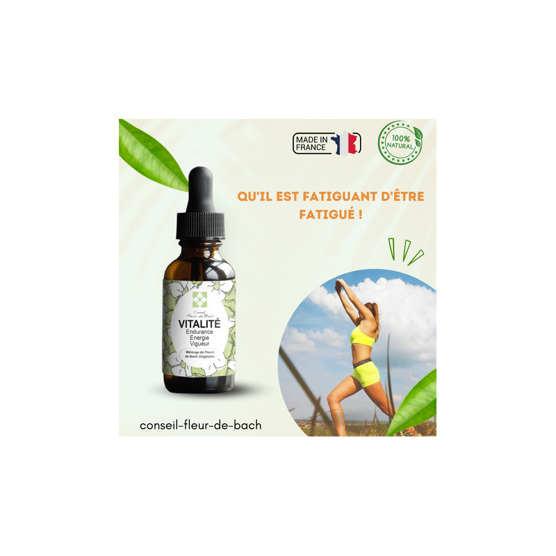 Retrouvez booster l'énergie nécessaire avec les Fleurs de Bach Energie