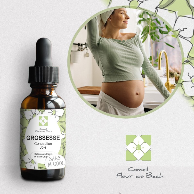 Fleurs de Bach Grossesse pour être plus épanouie pendant votre Grossesse