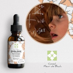 Fleurs de Bach Dyslexie- Pour retrouver confiance en soi à l'école