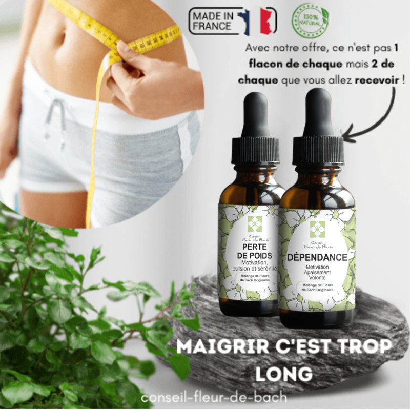 Je voudrais perdre du poids, mais il faut que ça aille vite - Conseil fleur de Bach vous aide