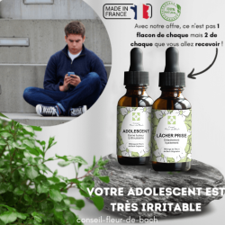 Votre Adolescent est très irritable !!! Conseil fleur de Bach