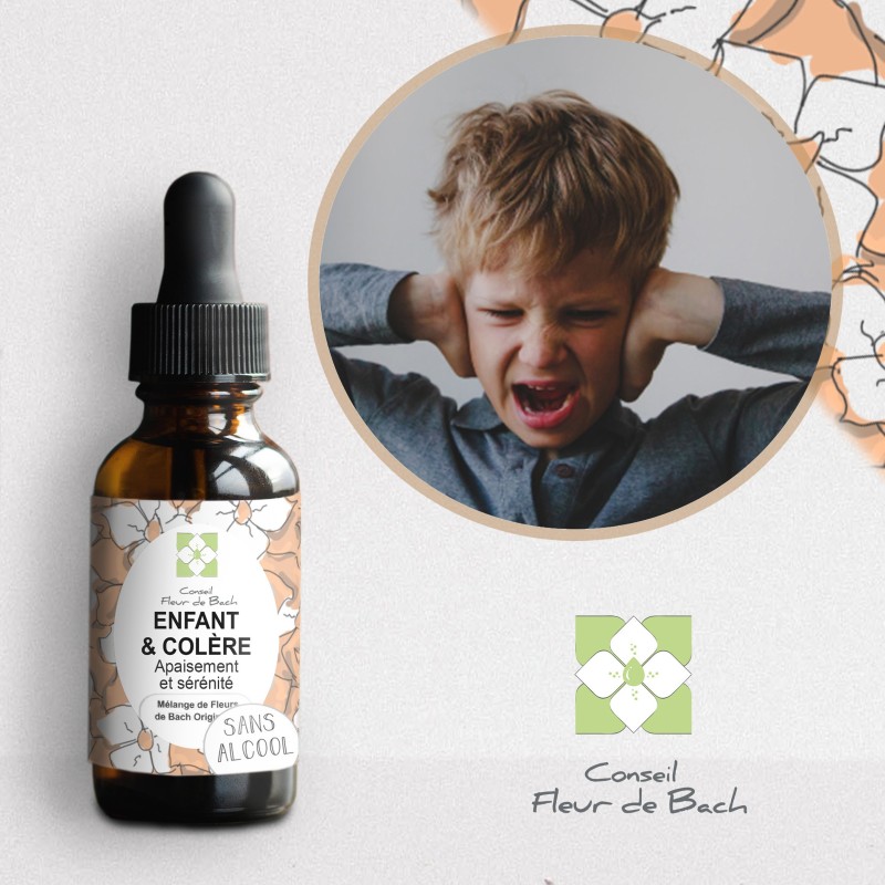 Fleurs de Bach Enfants Sans Alcool - Pour les enfants colereux Fleurs de Bach Enfants Sans Alcool - Pour les enfants colereux