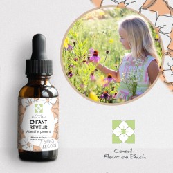 Fleurs de Bach Sans Alcool  pour les Enfants Rêveurs et Distraits