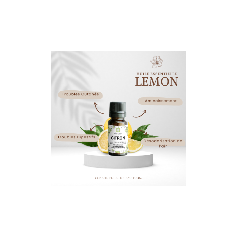 Huile essentielle de CITRON - 100% Pure, Naturelle, Intégrale. Huile essentielle de CITRON - 100% Pure, Naturelle, Intégrale.