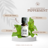 Huile essentielle de Menthe poivrée - 100% Pure, Naturelle, Intégrale.