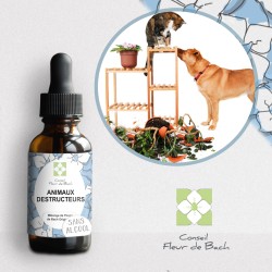Fleurs de Bach Animaux Destructeurs sans alcool- Produit naturel