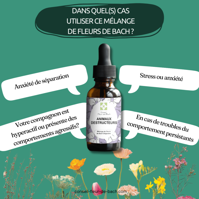 Fleurs de Bach Animaux Destructeurs