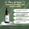 Fleurs de Bach Animaux Hyperactifs Sans Alcool- un mélange Efficace et Naturel