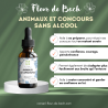 Fleurs de Bach Animaux et Concours Sans Alcool - Un produit naturel