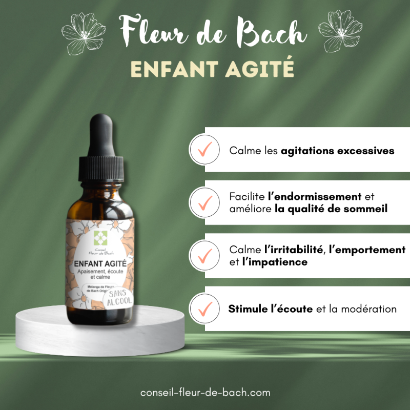 Fleurs de Bach Enfants Agités-Hyperactifs Comment l'aider à trouver le calme