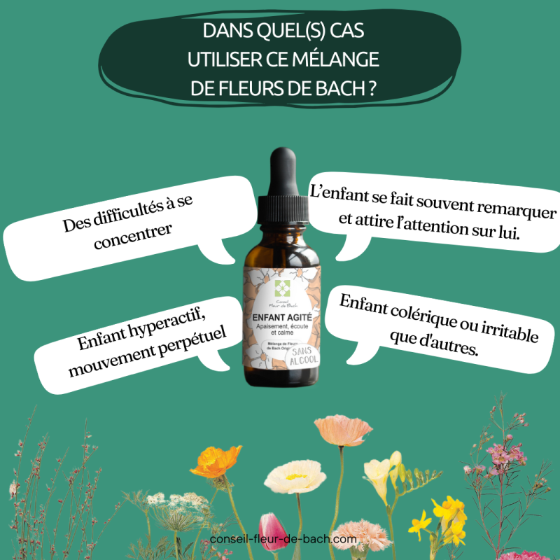 Fleurs de Bach Enfants Agités-Hyperactifs Comment l'aider à trouver le calme