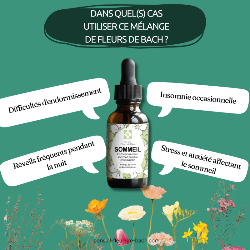 Fleurs de Bach Sommeil pour en finir avec les Insomnies et les Nuits Agités