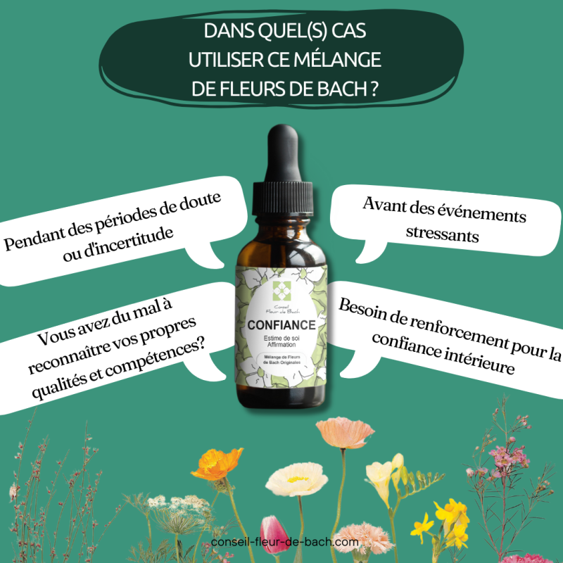 Fleur de Bach confiance en soi- Une aide efficace et 100% naturelle