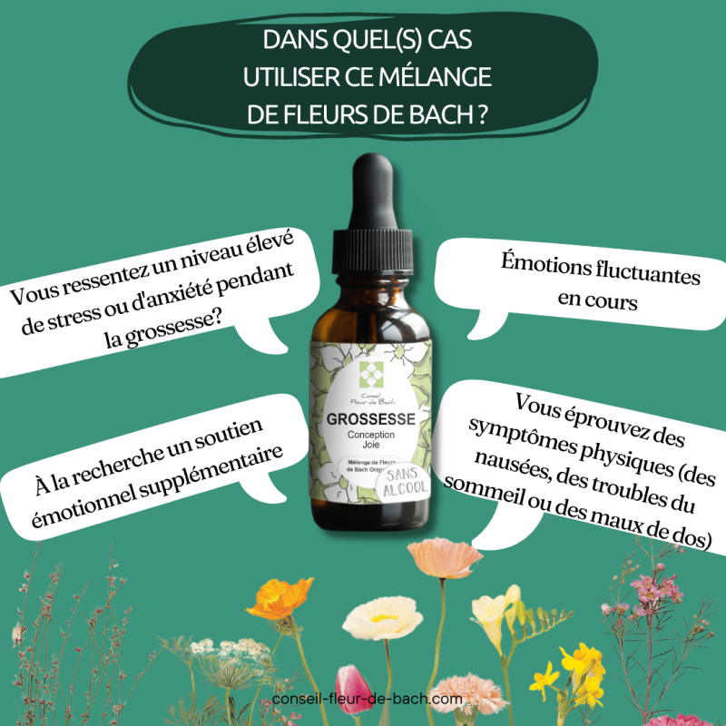 Fleurs de Bach Grossesse pour être plus épanouie pendant votre Grossesse