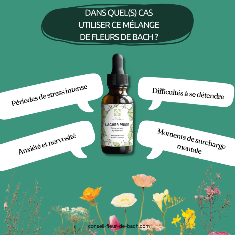 Fleur de Bach Lâcher prise- Envie d'être bien-Harmoniser ses émotions
