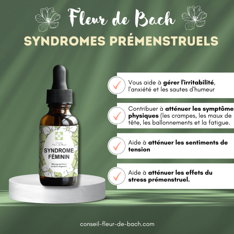 Syndromes prémenstruels avec les fleurs de Bach par Angelique Pobanz