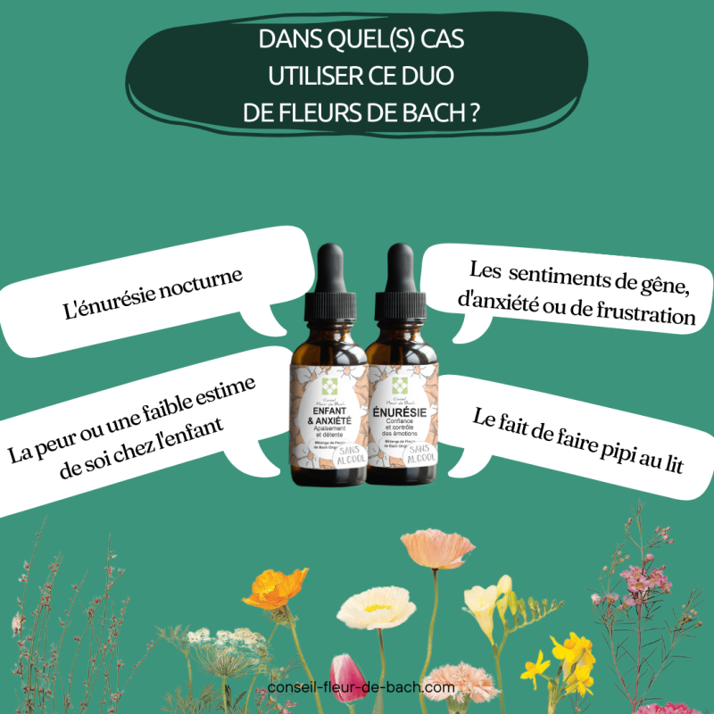 Mon enfant fait Pipi au lit - Comment puis-je l'aider - Conseil fleur de Bach