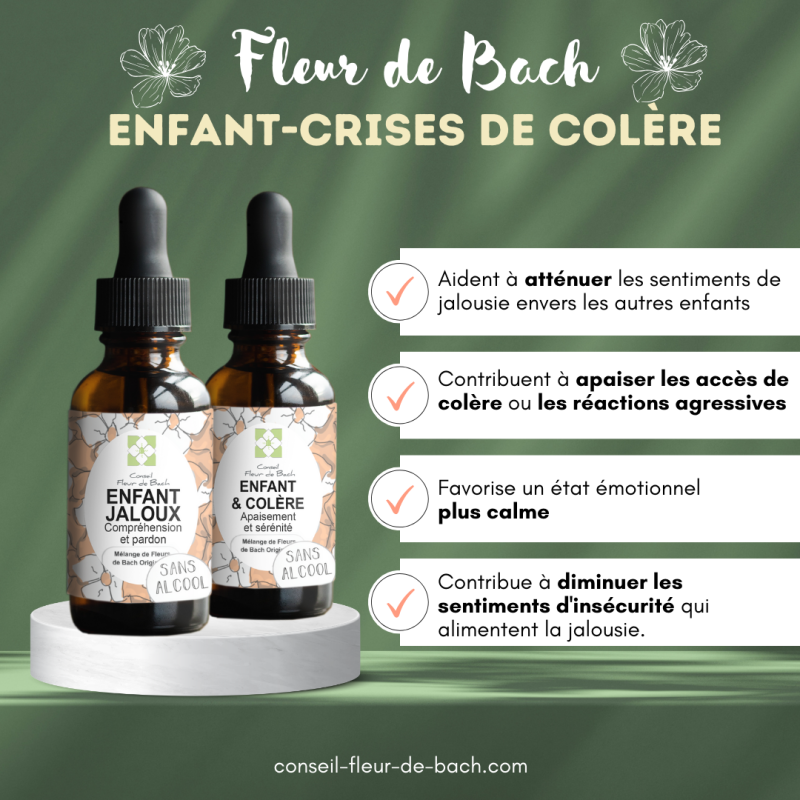 Mon enfant est coléreux et impatient, comment apaiser ses crises ? Conseil fleur de Bach