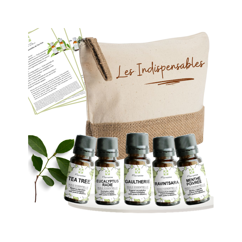 Coffret de 5 Huiles essentielles : Les indispensables