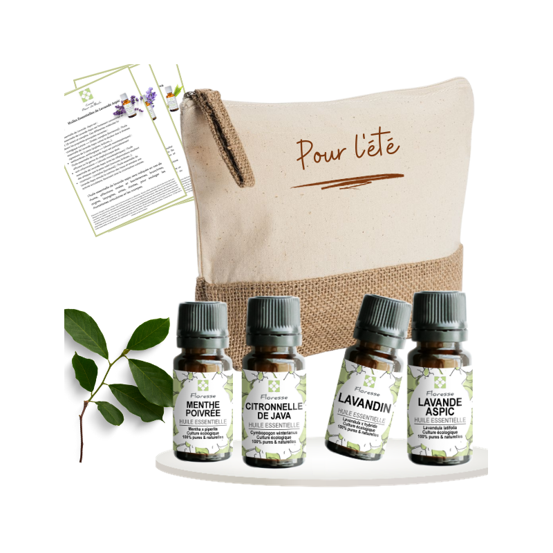 Trousse Spéciale ETE: 4 Huiles essentielles