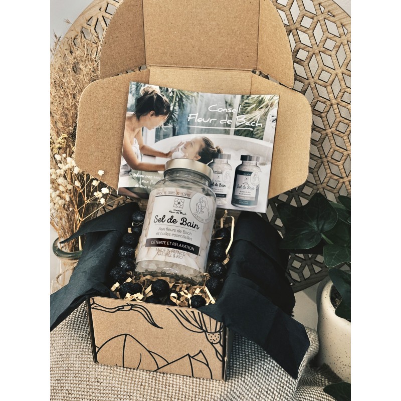Sel de bain aux fleurs de Bach et aux Huiles essentielles - Detente et Relaxation BIO
