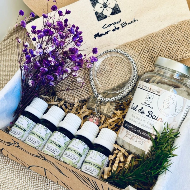 Coffret Sel de Bain Détente et Huiles essentielles