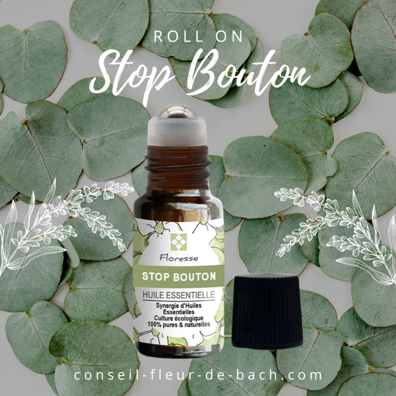 Mélange d'huiles essentielles pour éliminer les boutons  en Roll-on- SOS idéal