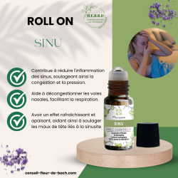 Huiles Essentielle SINU en Roll-on pour soulager les maux dus à la sinusite