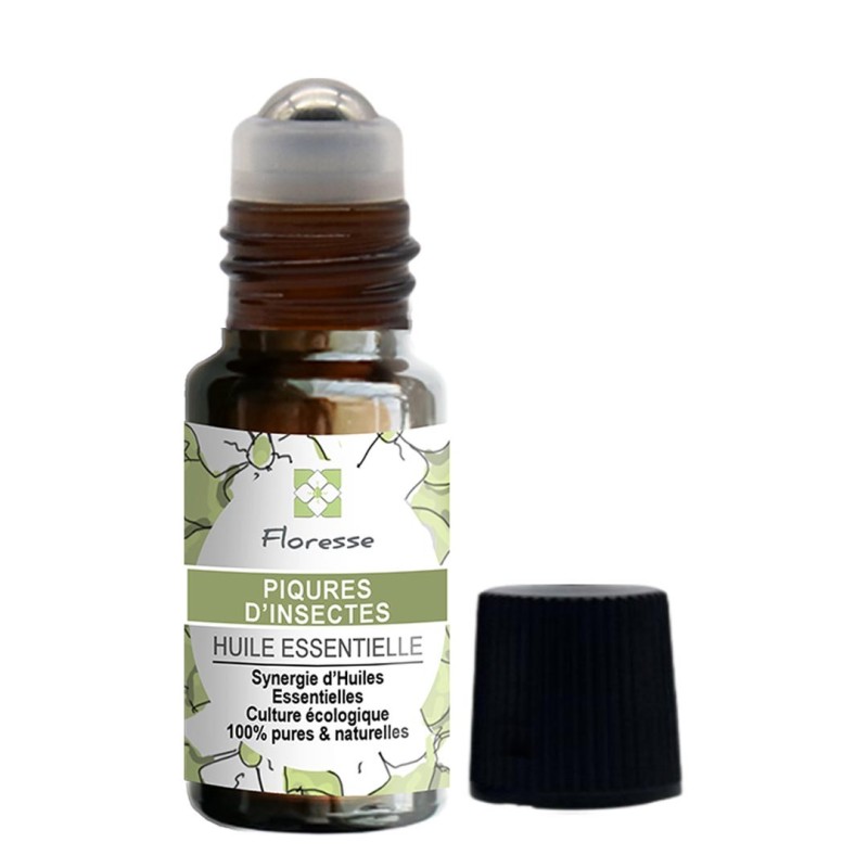 Roll-on d'Huiles Essentielles Piqûres d'insectes - Conseil fleur de Bach