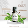 Huile Essentielle de Basilic -100% Pure, Naturelle, Intégrale.