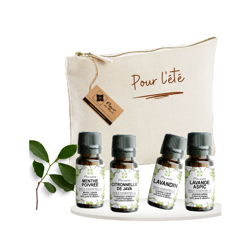 Trousse Spéciale ETE: 4 Huiles essentielles Trousse Spéciale ETE: 4 Huiles essentielles