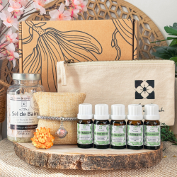 Coffret Sel de Bain Détente et Huiles essentielles