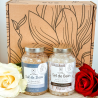 Coffret de sels de Bain aux fleurs de Bach et aux huiles essentielles