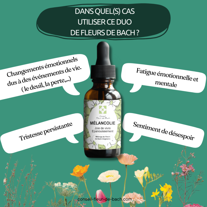 Fleur de Bach Mélancolie pour soulager du mal de vivre - Gardez le contrôle