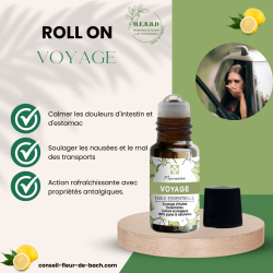 FLORESSE - Mélange d'Huiles essentielles pour le Mal de Transport -  20 ML