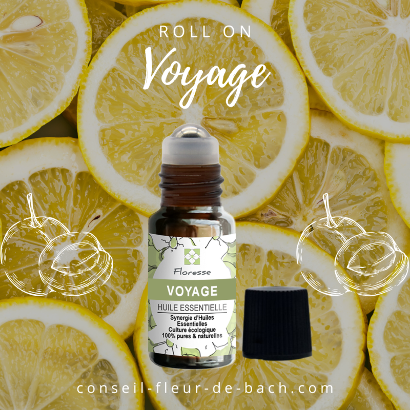 FLORESSE - Mélange d'Huiles essentielles pour le Mal de Transport -  20 ML