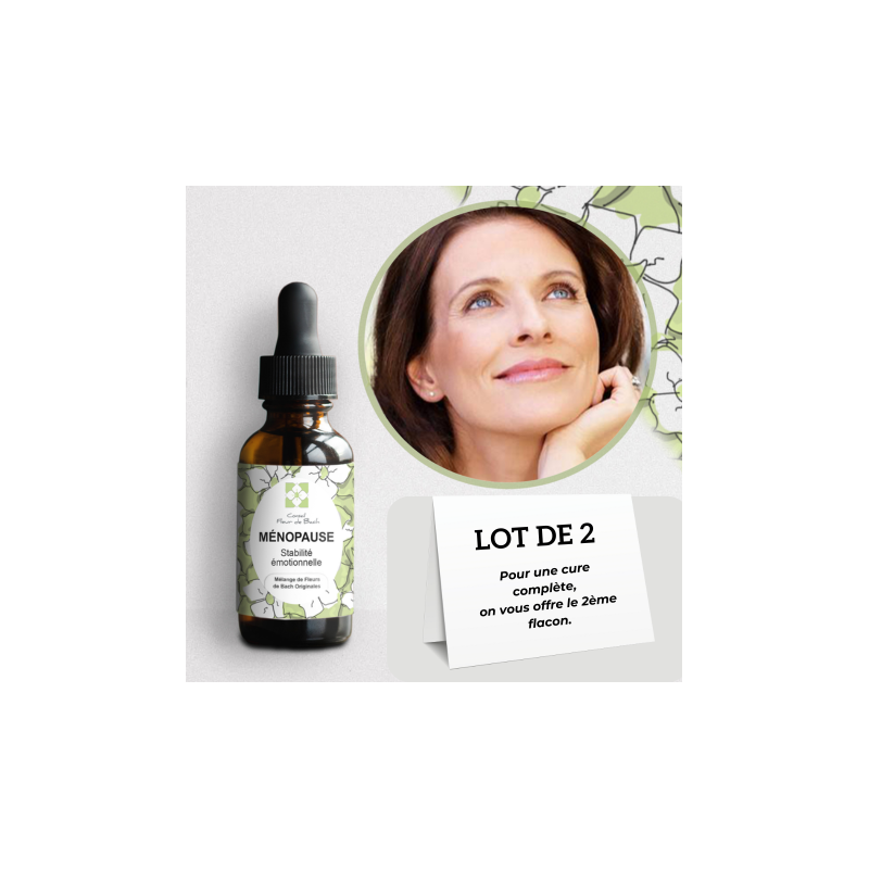 Fleurs de Bach Ménopause un Mélange Naturel et Efficace pour Soulager des symptômes